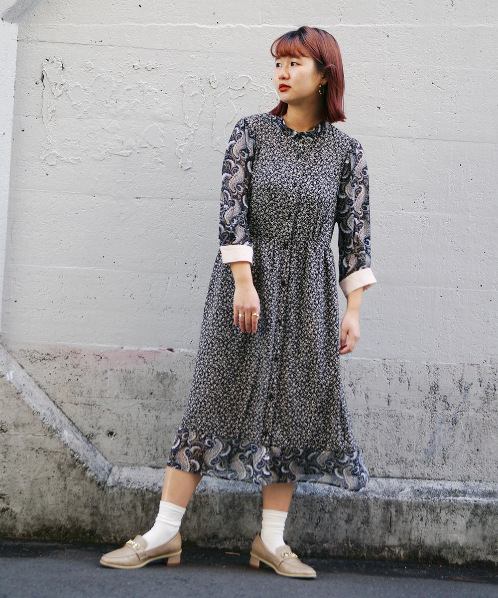 大注目 2点セット Wwパッチワークワンピースとphカーディガン ロングワンピース Slcp Lk