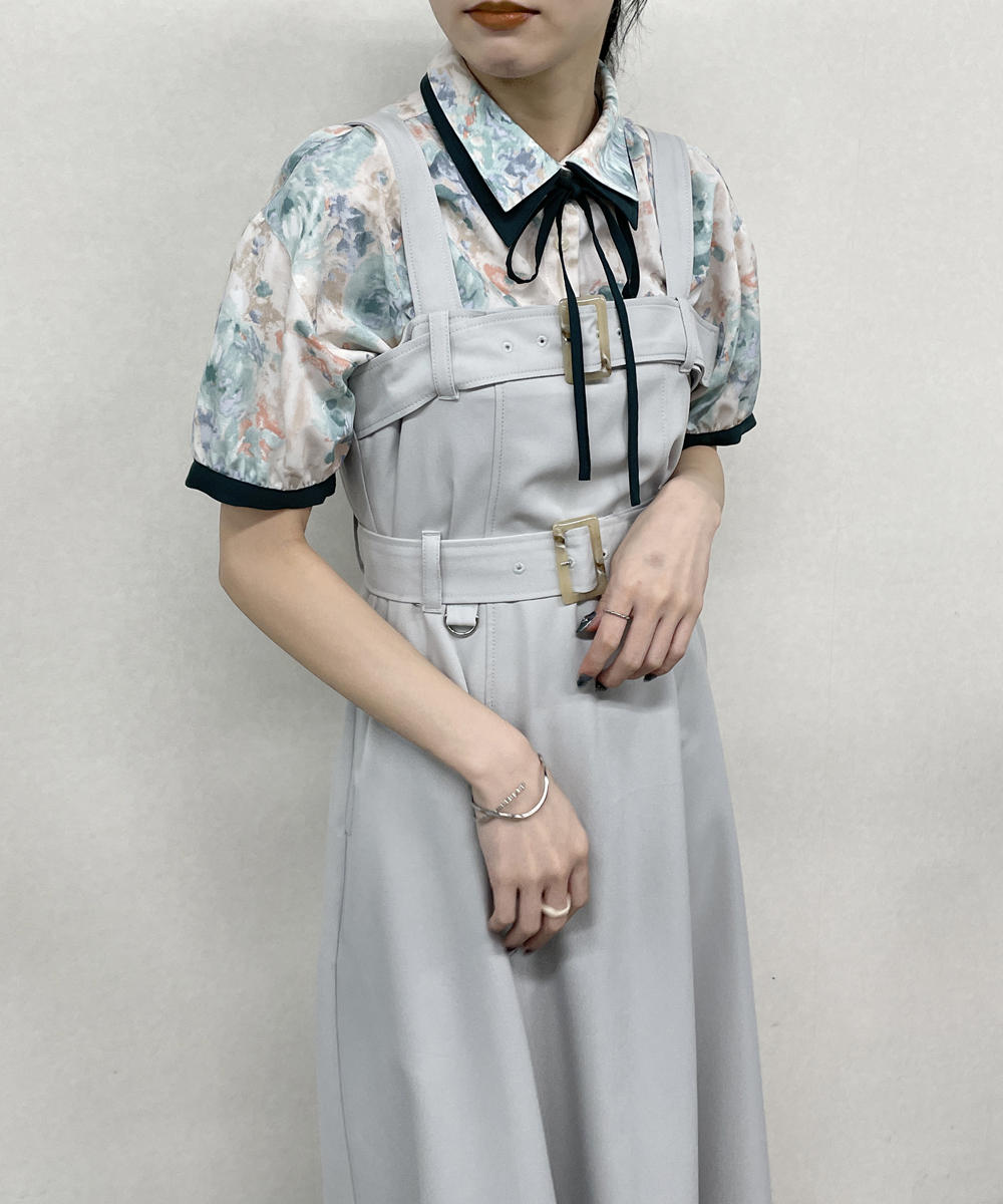 TIME SALE】ダブル衿柄ブラウス｜【NICOLE CLUB】WEB限定 1BUY15